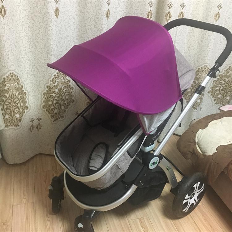 Baby Stroller Sunshade Windproof Umbrella Sun Shield