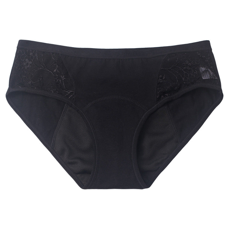 Leak-Proof Low Waist Menstrual Panties – 3-Layer Cotton Period Underwear for Women | Reusable, Breathable, S–2XL