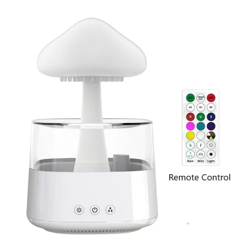 Mushroom Aroma Diffuser Rain Cloud (GO-KMM-103-HXDW) – Relaxing Mist & LED Ambience