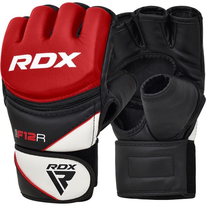 RDX F12 RED MMA GRAPPLING TRAINING GLOVES