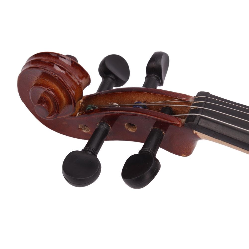 Acoustic Violin Full Size Set: Basswood, Bow, Case & Rosin