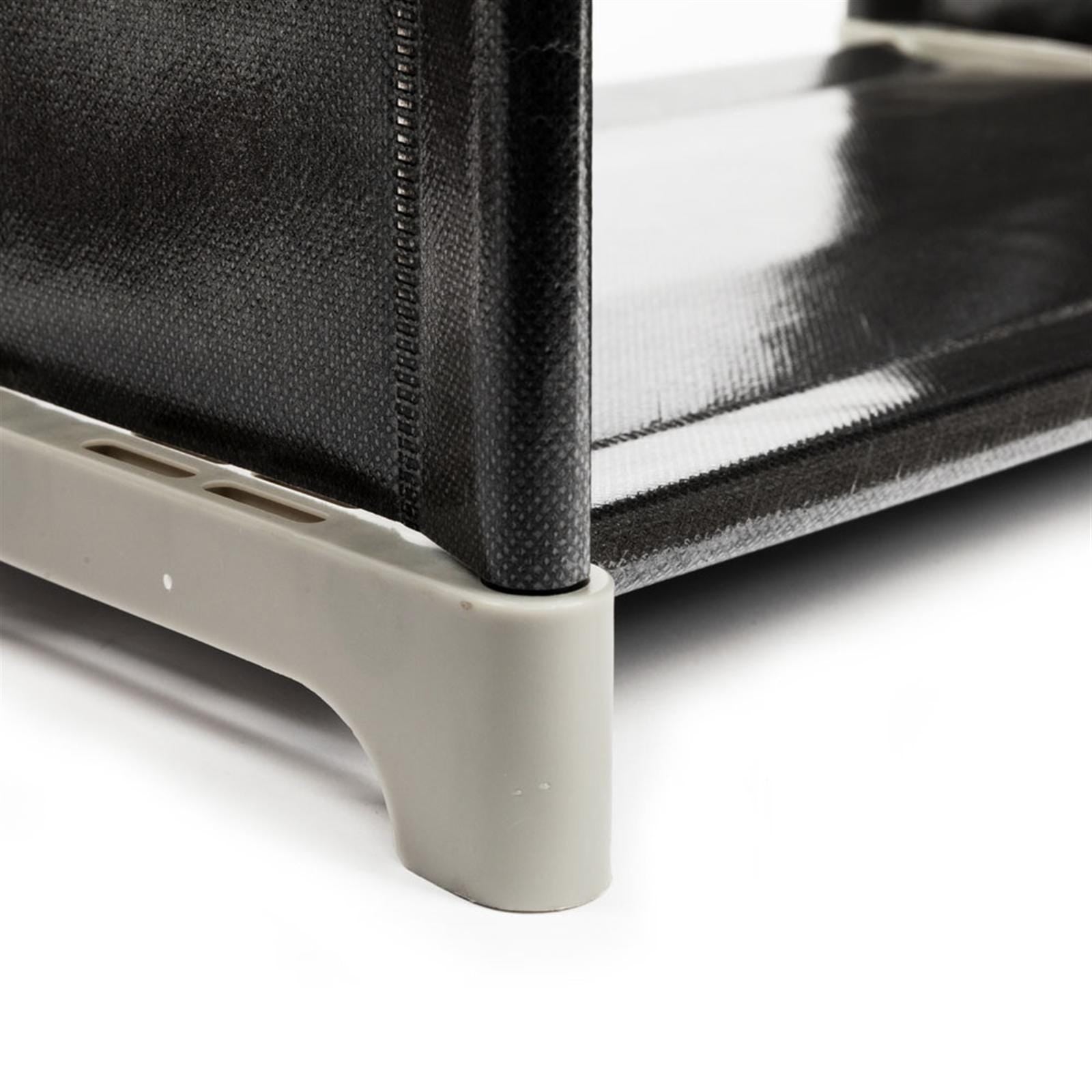 3-Tier 9-Cube Storage Shelf Black | Multifunctional Closet Organizer Rack for Bathroom Bedroom Office