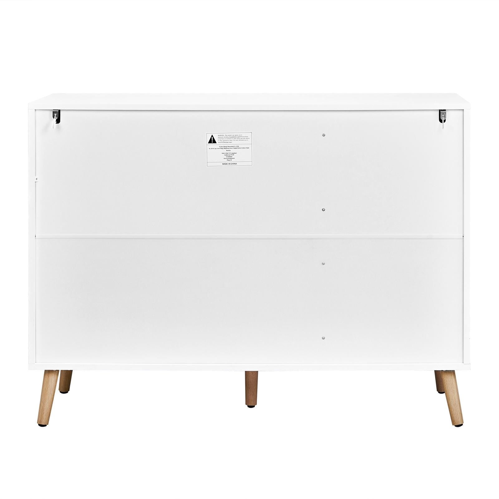 3-Door Vertical Shoe Cabinet with Rattan Finish & Gold Legs – Modern Entryway Organizer