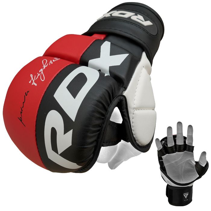 RDX MMA Gloves for Martial Arts Training and Sparring, Mitts for Grappling, Kickboxing, Muay Thai